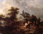 Prince, Jean-Baptiste le Playing Ball oil painting